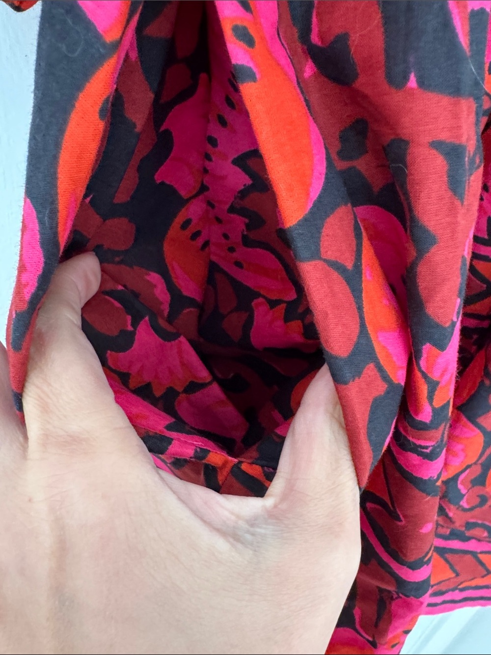 House of Harlow 1960 Pink and Black Floral Print Peasant Dress - Picture 6 of 7